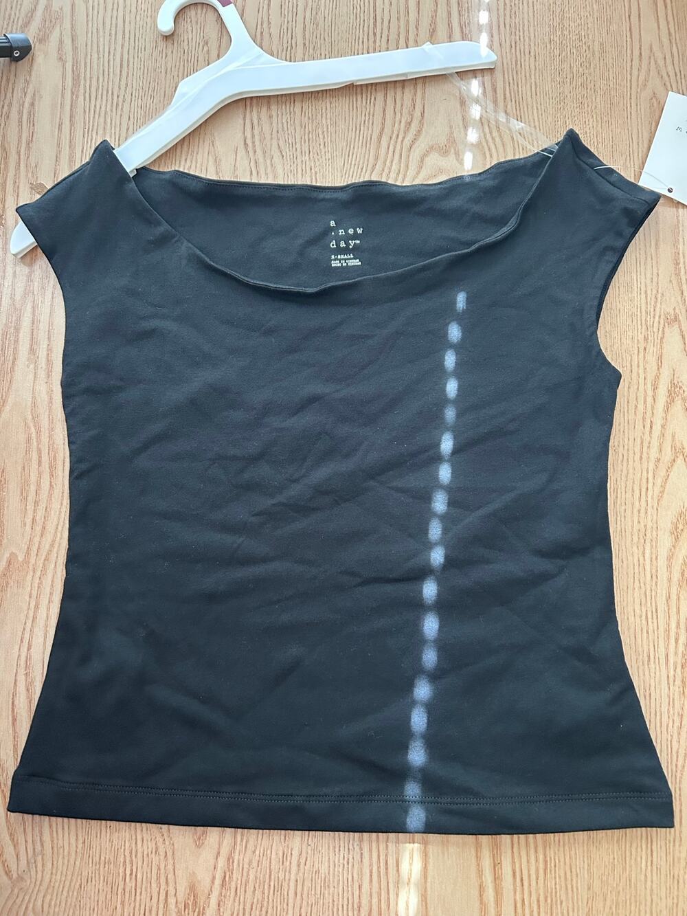New Women’s A New Day Off Shoulder Top Lightweight Stretchy Black size Xs-Small